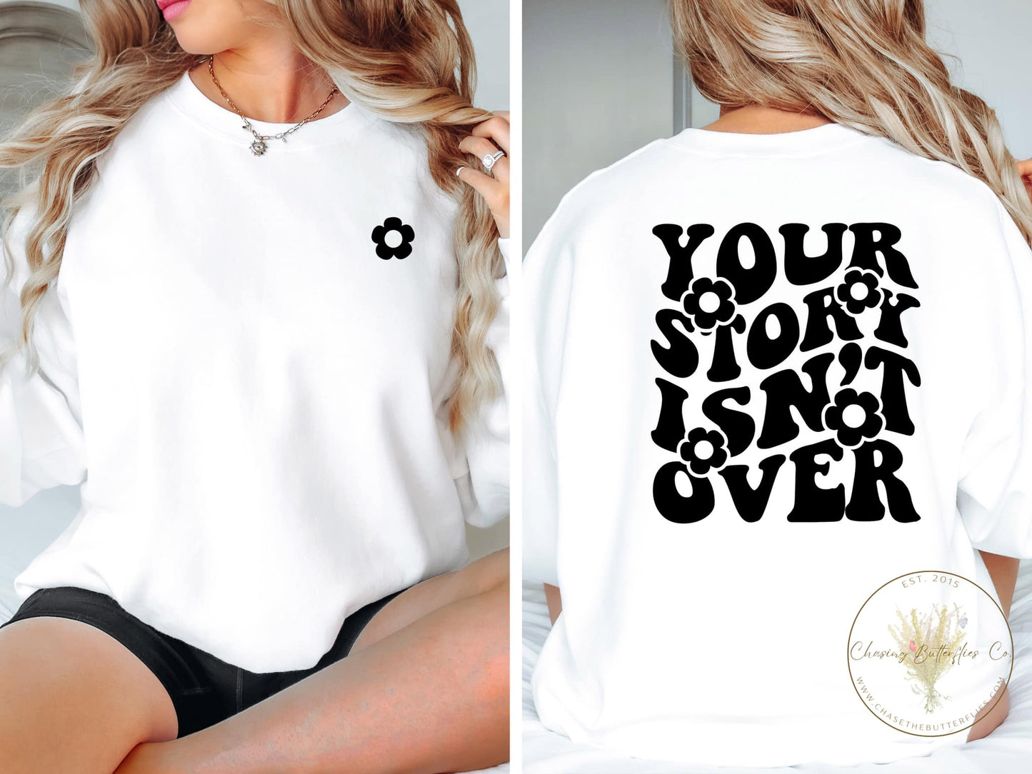 mental health awareness sweatshirt - www.chasethebutterflies.com