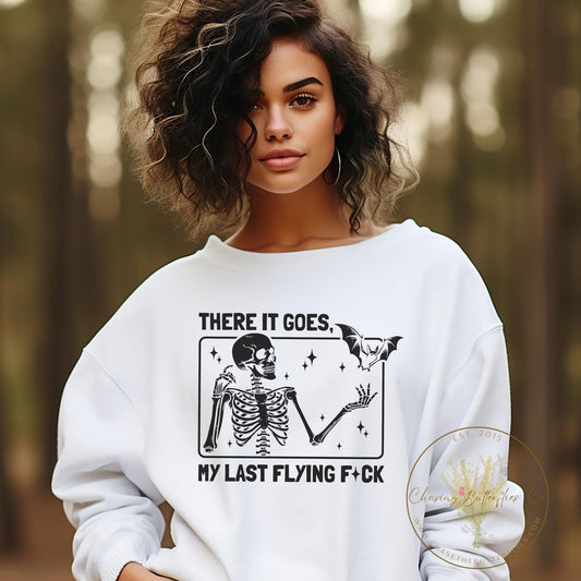 My last flying FUCK crewneck - Butterfly & Birch Co