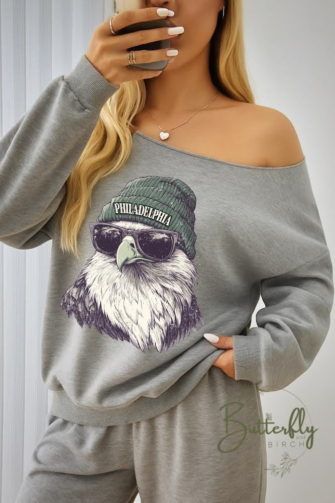 Spirit Animal Off the Should Crewneck