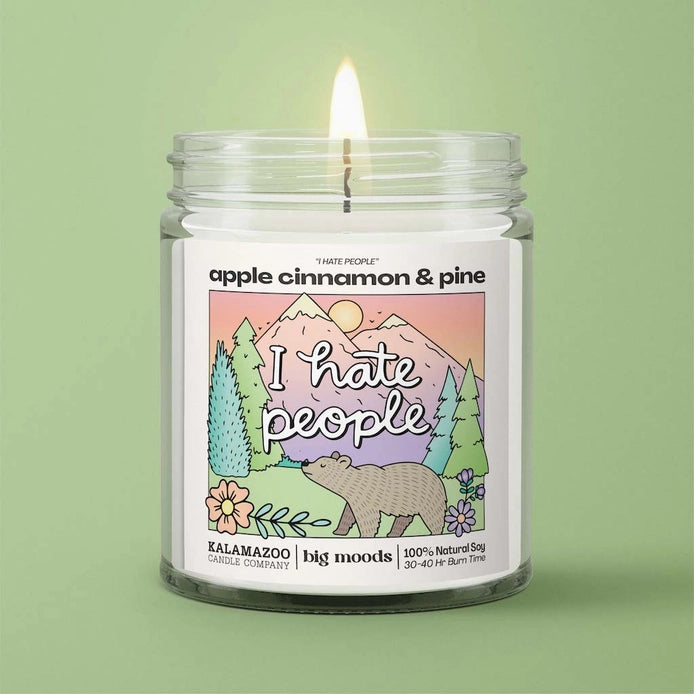 I HATE People Candle