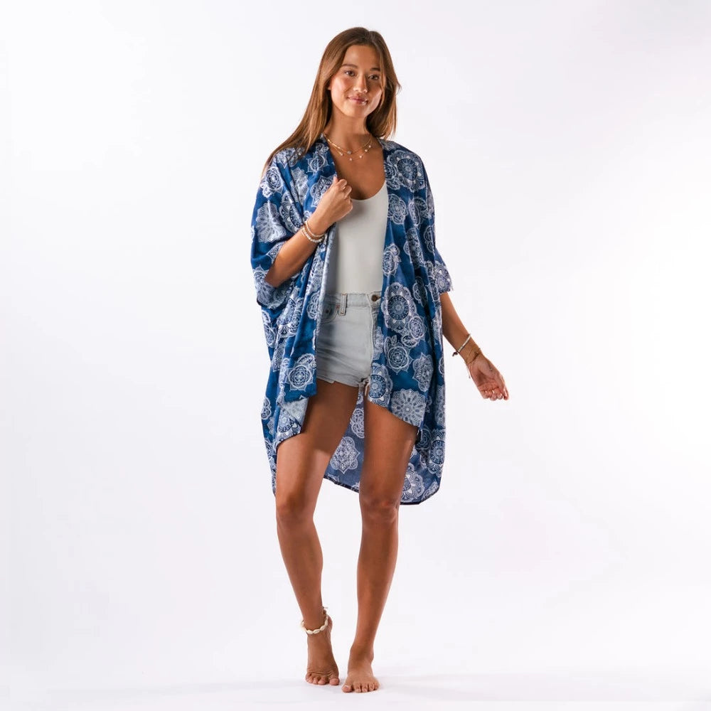 Mandala Kimono Cover Up www.chasethebutterflies.com