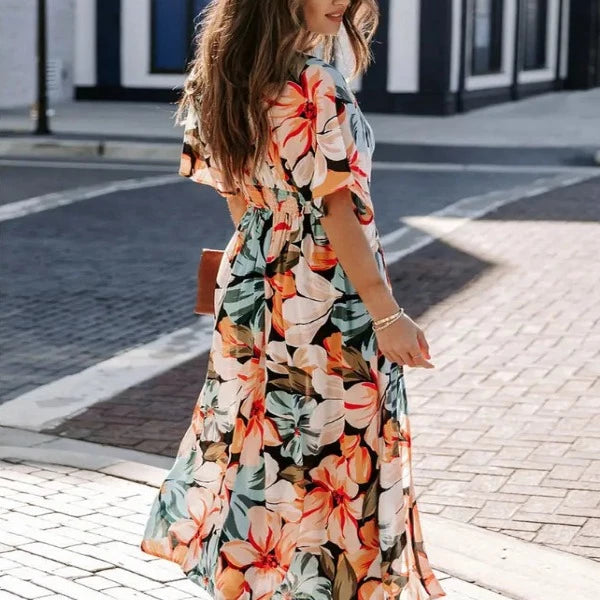 Floral Sundress- www.chasethebutterflies.com