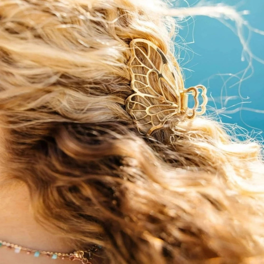 Trendy butterfly hair claw www.chasethebutterflies.com