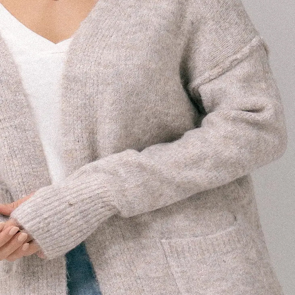 fuzzy knit cardigan www.chasethebutterflies.com