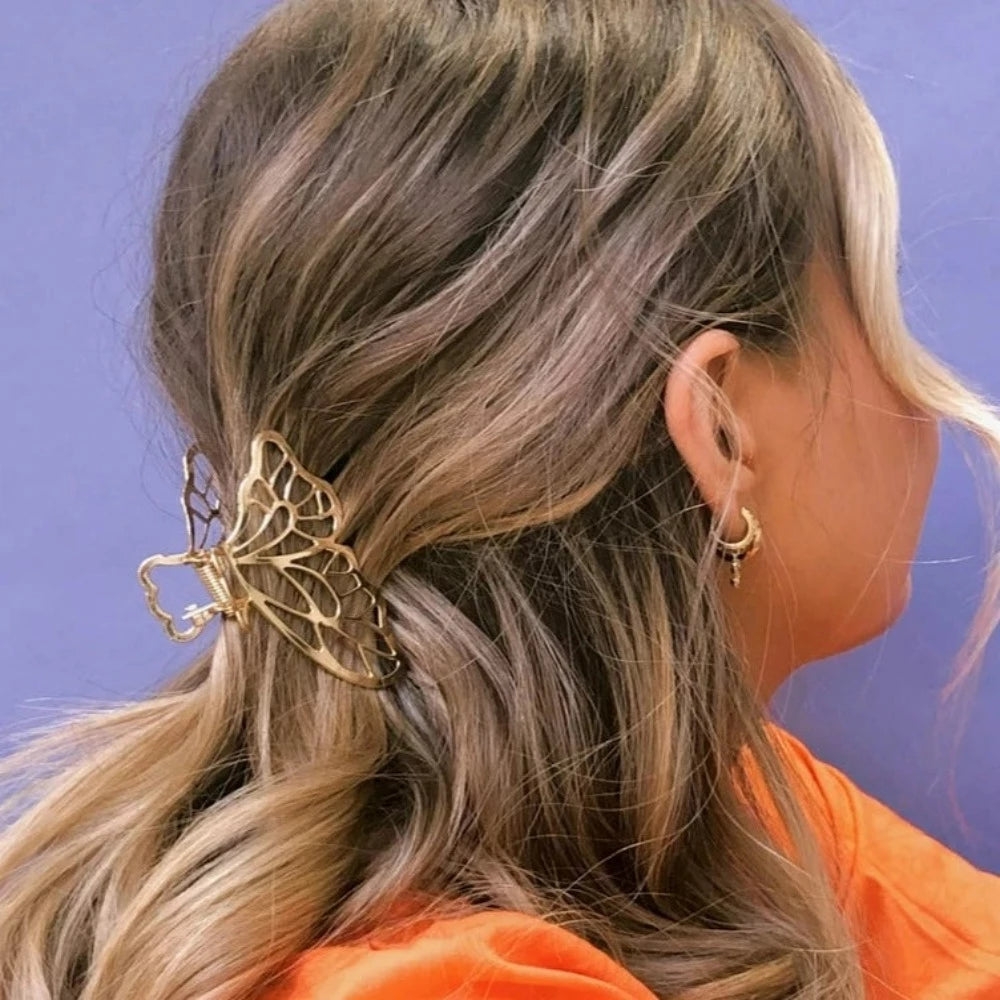 Trendy butterfly hair claw www.chasethebutterflies.com