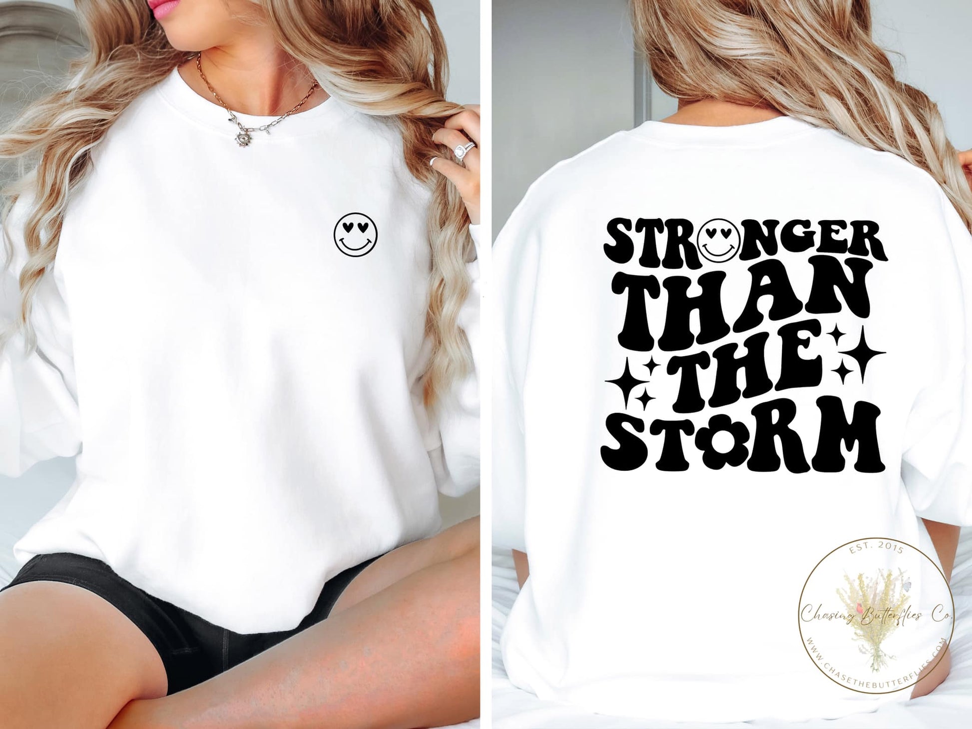 Mental Health Awareness Crewneck - www.chasethebutterflies.com
