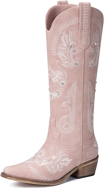 Knee -High Western Cowgirl Boots