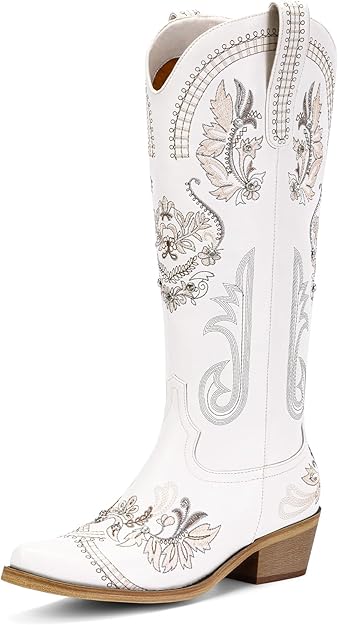 Knee -High Western Cowgirl Boots
