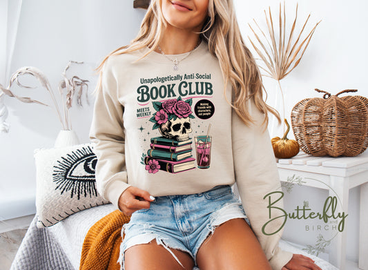 Un-Social Book Club Crewneck