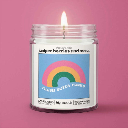 Fresh out of F*CKS Candle