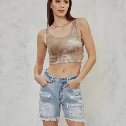 KanCan Bermuda Distressed Shorts - www.chasethebutterflies.com