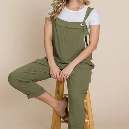 Overall Cropped Romper