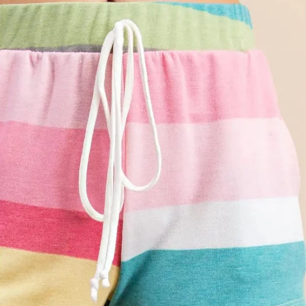 Multi-Colored Shorts with pockets - www..chasethebutterflies.com